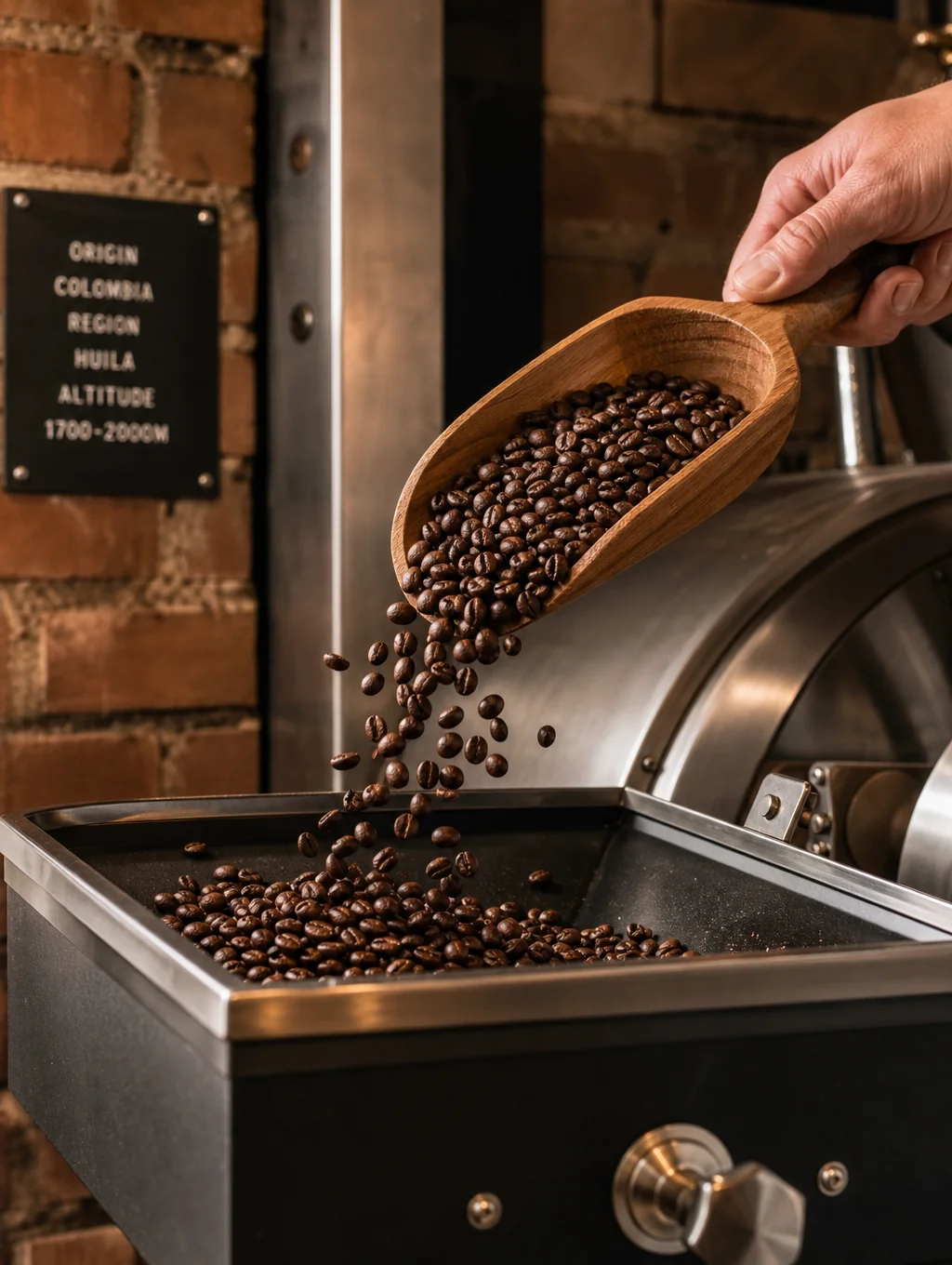 Freshly roasted coffee beans from PAX Roasters